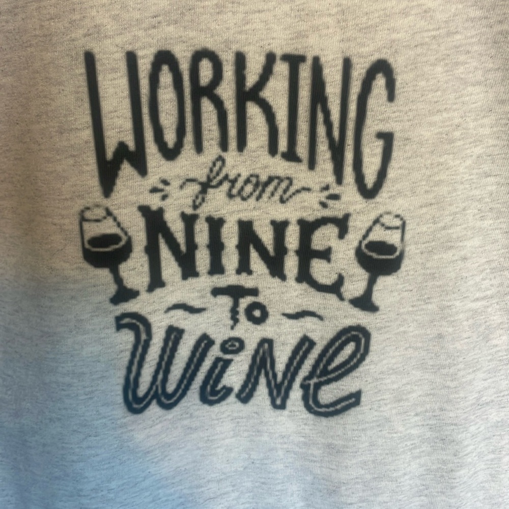 Working From 9 to Wine Tee